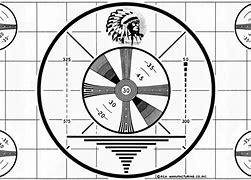 Image result for Black and White TV Test Pattern