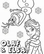 Image result for Frozen Elsa Anna Olaf Coloring Page