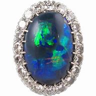 Image result for Antique Black Opal Ring