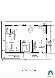 Image result for 30X40 1200 Sq FT Floor Plan
