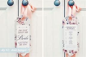 Image result for Bridal Door Hangers