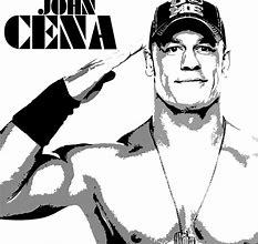 Image result for John Cena Black and White