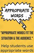 Image result for The Word Appropriate