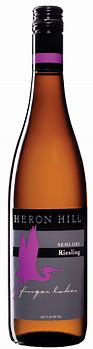 Résultat d’images pour Heron Hill Dry Riesling Hobbit Hollow