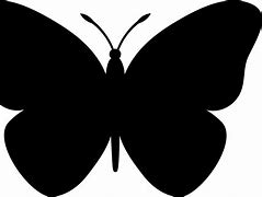 Image result for Butterfly Black and White Clip Art No Background
