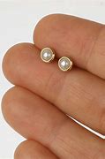 Image result for Small Pearl Stud Earrings