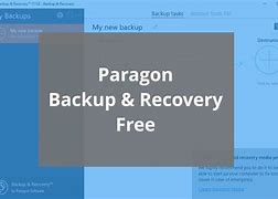 Image result for Paragon Backup Recovery