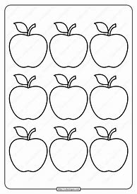 Image result for Outline Pic of Apple