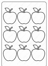 Image result for Easy Apple Coloring Pages