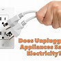 Image result for Unplug Electrical Appliances