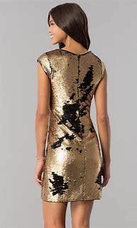 Image result for Gold and Black Dress for Women