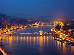 Image result for Belgrade Danube River Night
