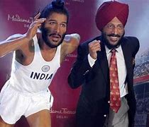 Image result for Milkha Singh Tussauds