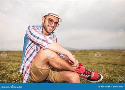Image result for Man Sitting in Chair Sunny Day