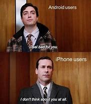 Image result for iPhone/Android Text Meme