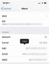 Image result for Imei Number On Back of iPhone