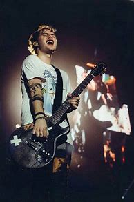 Image result for 5SOS Michael Clifford Playing Guitar Cimoreil
