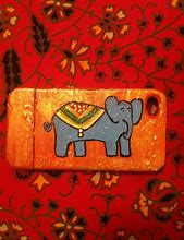 Image result for Hand Painted Elephant Phone Case