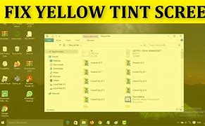 Image result for Yellow Tint On Monitor
