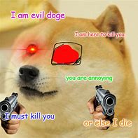Image result for Evil Doge Meme Template