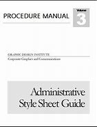 Image result for Procedural Manual Template