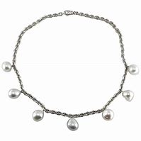 Image result for 24K Pearl and Gold Chain Necklace