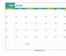 Image result for June Calendar Editable Template Free