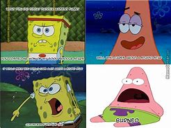 Image result for Clean Memes Spongebob and Patrick