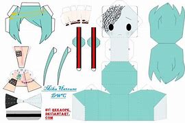 Image result for Miku Papercraft Blocky