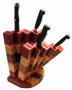 Image result for Wood Block Knife Set