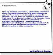 Image result for chorroborro