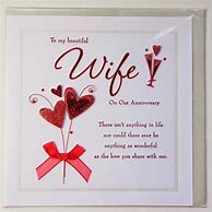 Image result for Anniversary Card Template for Wife