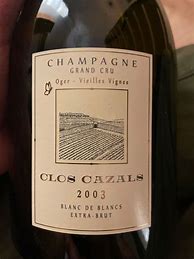 Image result for Claude Cazals Champagne Blanc Blancs Clos Cazals