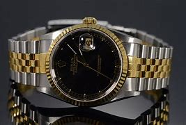 Image result for Rolex Black Face Watch