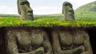 Image result for The Easter Island Heads Have Bodies