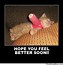 Image result for Feel Better Cat Meme
