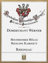 Image result for Domdechant Werner Hochheimer Domdechaney Riesling Spatlese