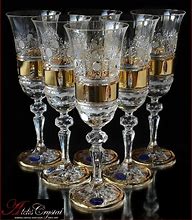 Image result for Bohemian Crystal Champagne Glasses