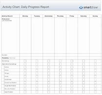 Image result for Activity Chart Template