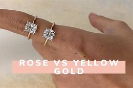 Image result for Rose Gold vs Yellow Gold