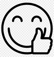 Image result for Thumbs Up Emoji Black and White