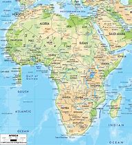 Image result for West Africa Physical Map