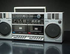 Image result for Sanyo Boombox 200 Black