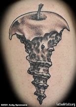 Image result for Rotten Apple Tattoo NY