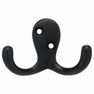 Image result for Matte Black Wall Hooks