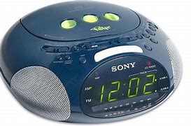 Image result for Sony CD Radio Alarm Clock