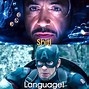 Image result for Captain America Language