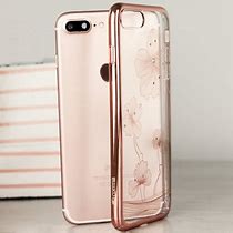 Image result for iPhone 7 Case Rose Gold Eifle Tower with Jewels