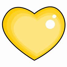 Image result for Heart Yellow Shape Cartoon