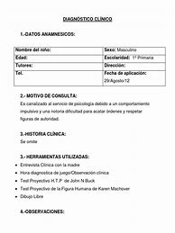 Image result for Ejemplos De Diagnosticos